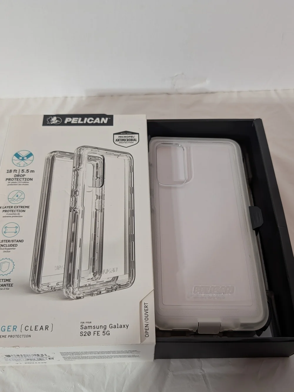 NIB Pelican Voyager Clear Protective Case for Samsung Galaxy S20 FE 5G